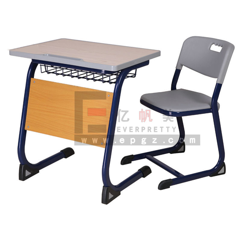 Single School Student Desk and Chair