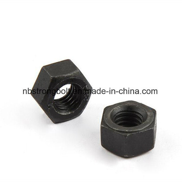 ASTM A194 Gr. 2h Heavy Hex Nut Black 3/8