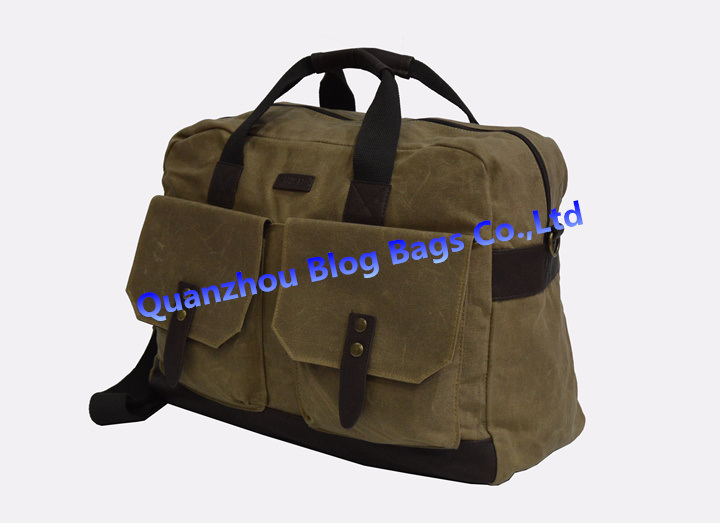 Fancy Custom Waterproof Big Canvas Duffel Tote Bags for Travel