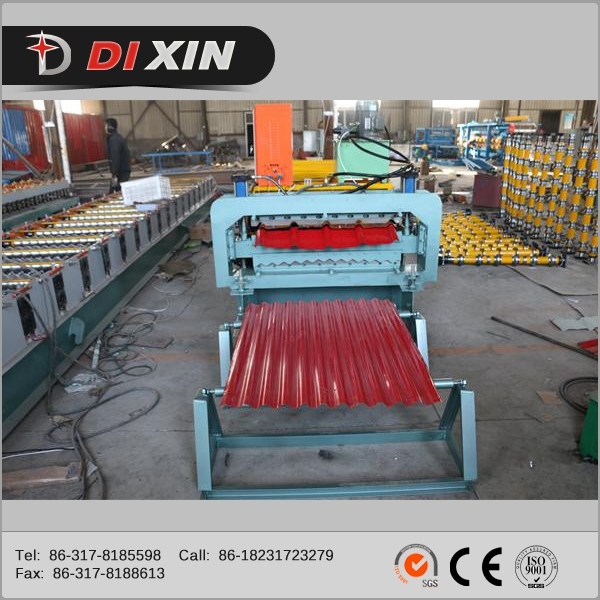 Dixin Trapezoidal and Corrugated Double Layer Roll Forming Machine