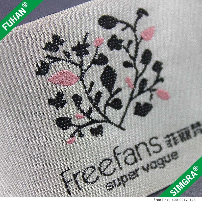 Custom Clothing Satin Endfold Woven Label