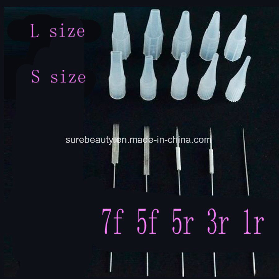 500PCS 1r/3r//5r/5f/7f Microblading Blades Needles for Traditional Machine Needles