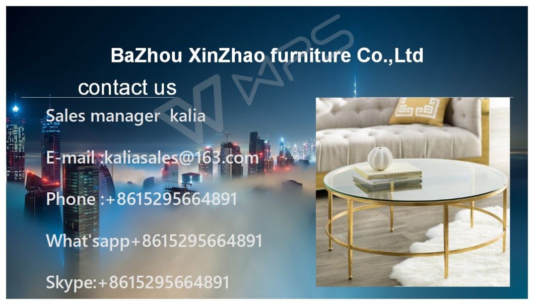 New Glass coffee Table Hot Sale with Factory Design Table