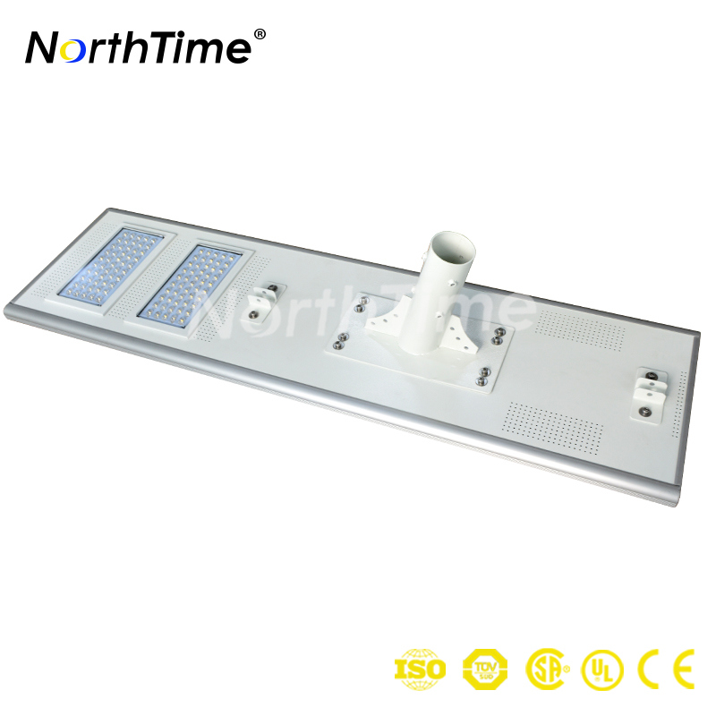 13000 High Lumens Mobilephone Control Outdoor Integrated Large Watt Solar Street Light LED