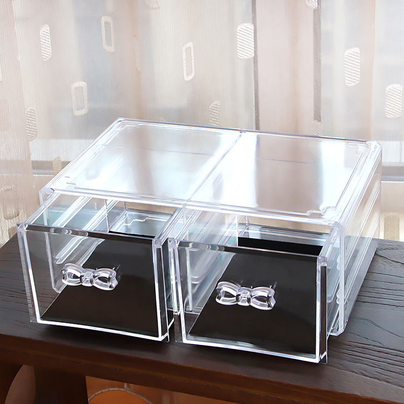 Makeup Stand Cosmetic Organizer Storage Acrylic Display Box