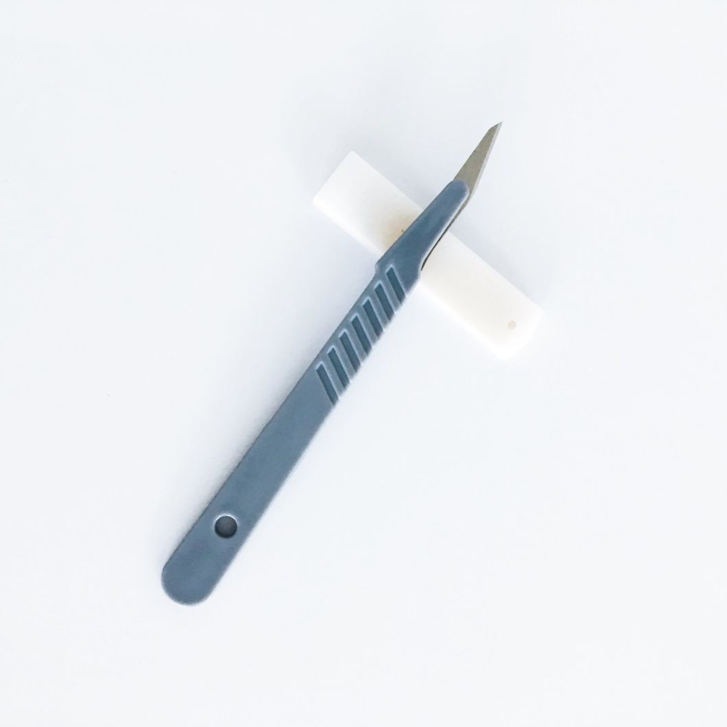 Medical Surgical Scalpel Blade with Plastic Handle
