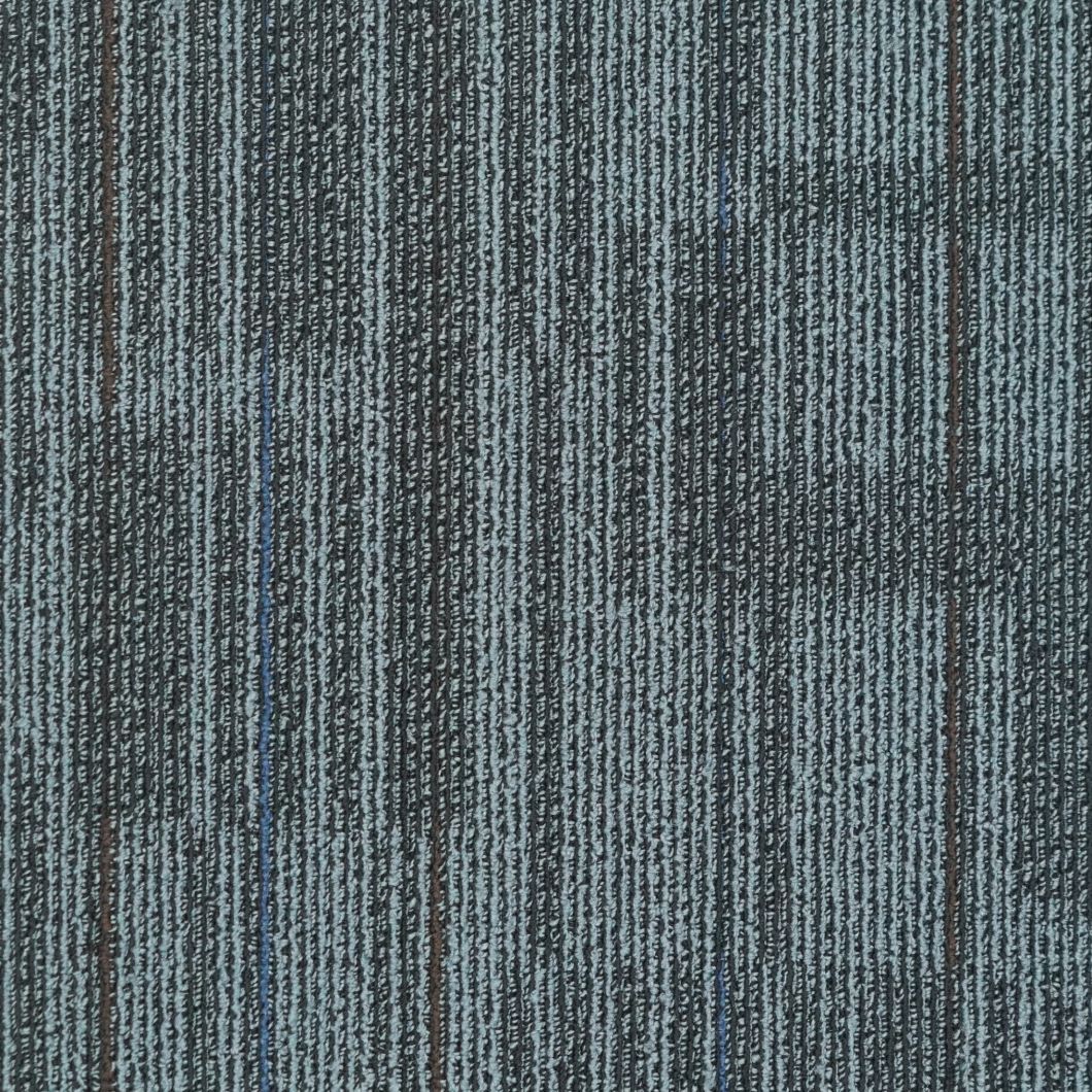 Decorative 50X50cm Fireproof Commercial Nylon Carpet Tile