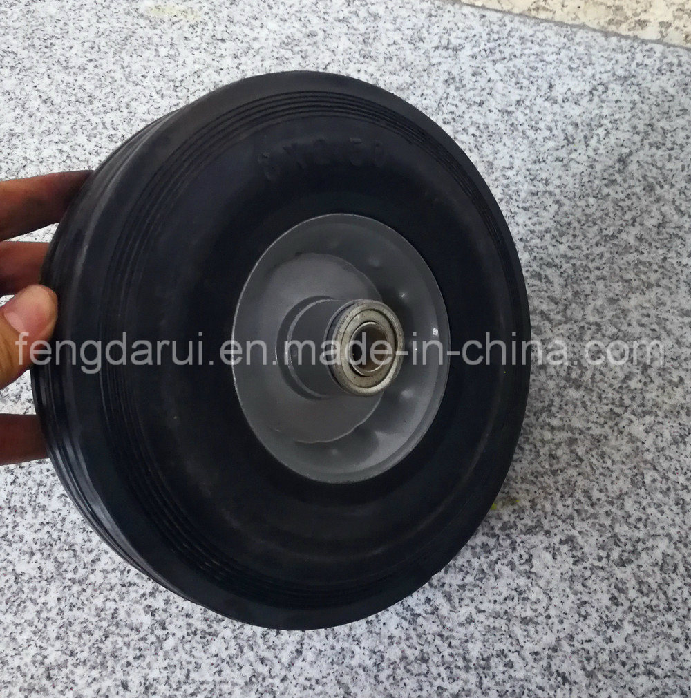 Solid Rubber Wheel for Wheelbarrow/Trolley/Tool Carts