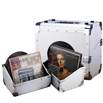 Aluminum CD Briefcase Include Top Grade Shockproof Cotton (KeLi-1122)