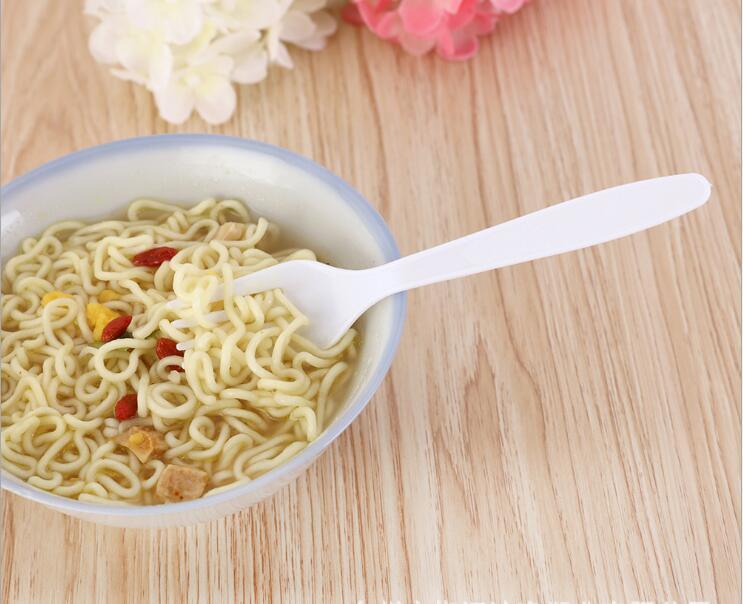 Eco-Friendly Corn Starch Disposable Plastic Fork for Bread Dinner