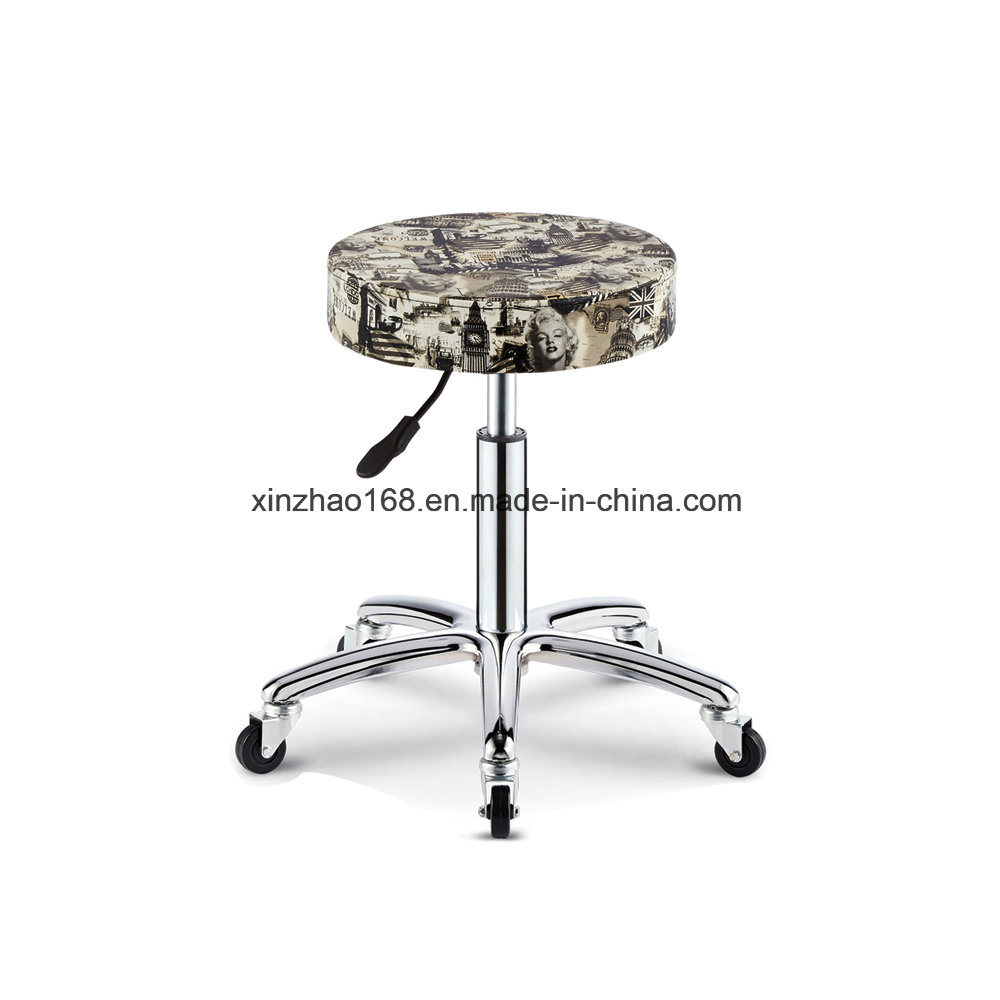 Modern Reclining Adjustable Metal Chair Bar Stool High Bar Chair