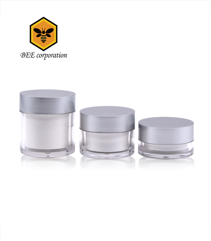 Cosmetic Plastic Jar Cream Jar Eye Gel Jar for Make up (E-15)