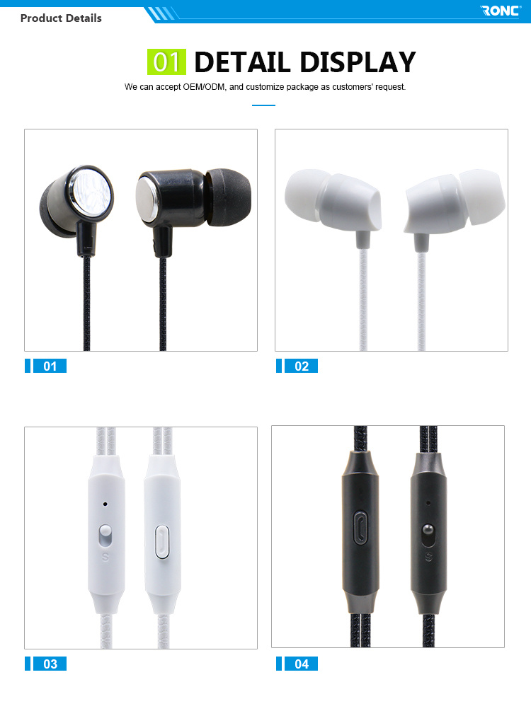 Latest Fashion Unique Stereo Earphone with Microphone