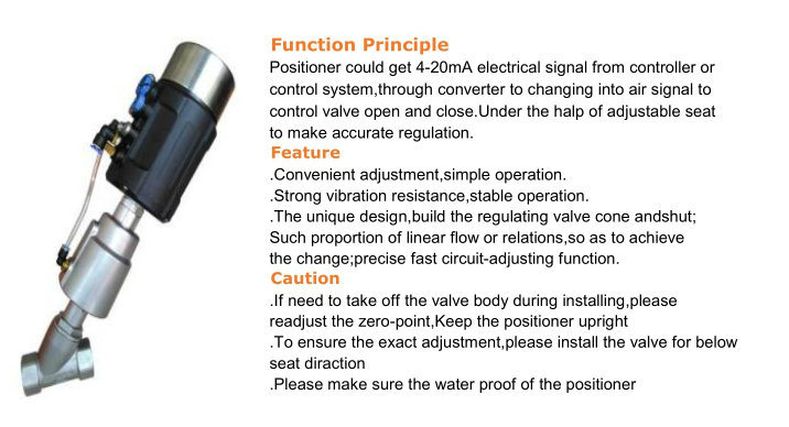 105 Proportional Control Angle Seat Valve