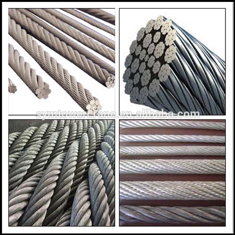 High Quality Ungalvanized Stainless Steel Wire Rope 6X36sw+FC
