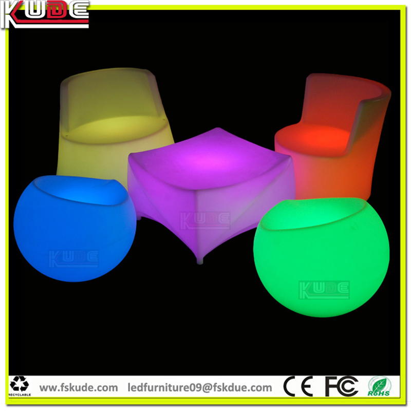 Wholesale LED Illuminated Stool LED Furniture with WiFi Control