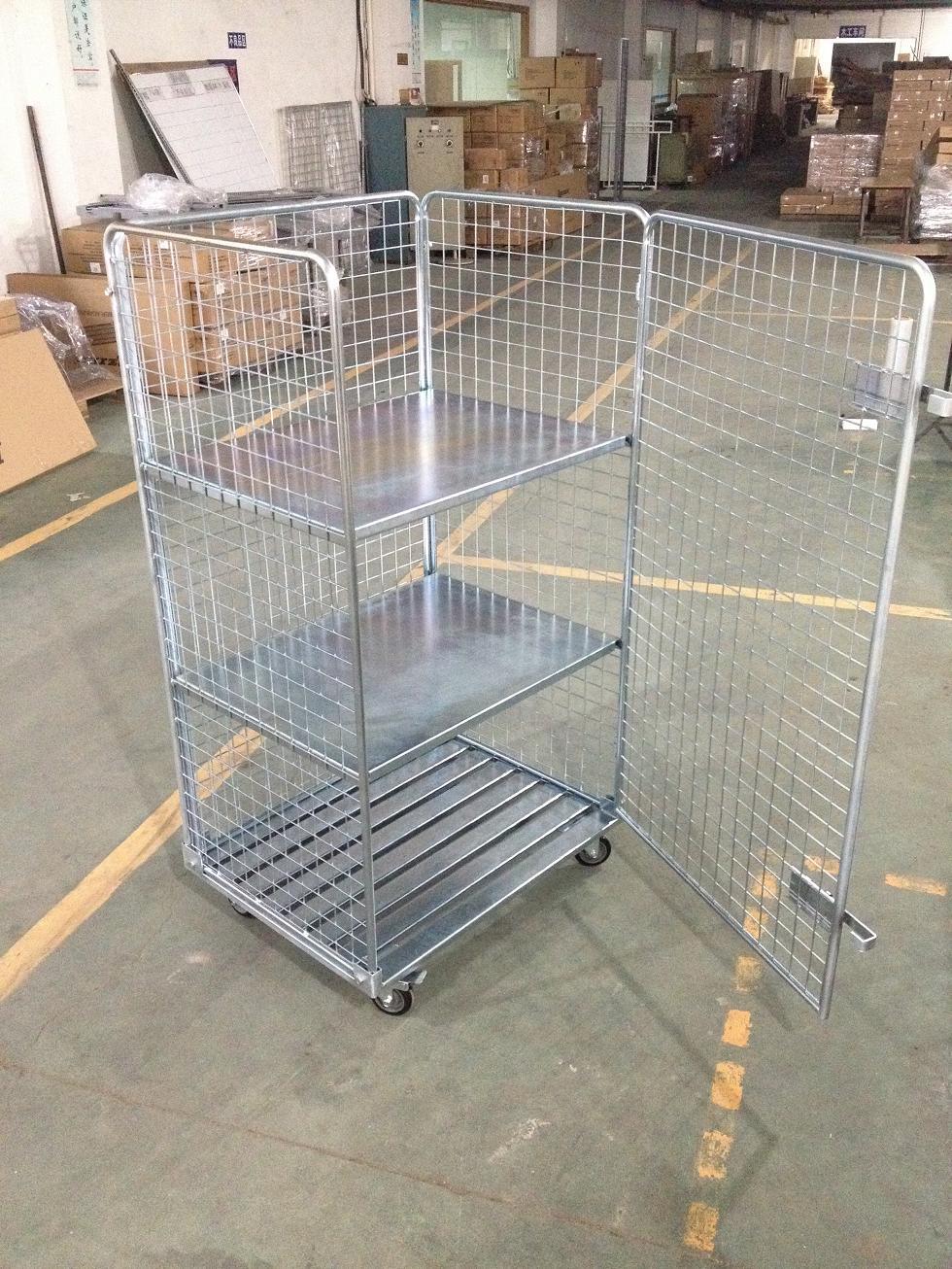 Wire Mesh Cage Storage with Wheel (SLL07-L005)