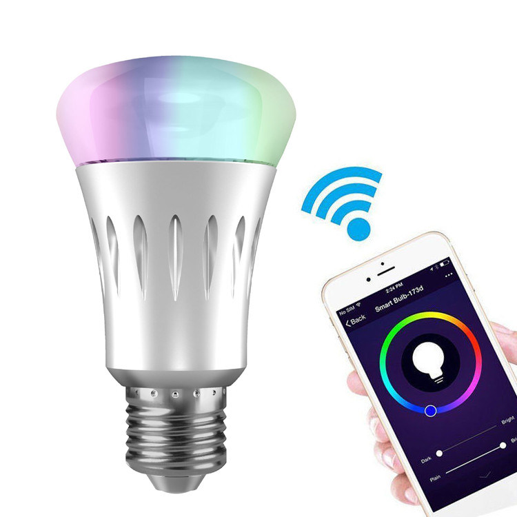 Wi-Fi Adjustable, Multicolor, Dimmable Smart LED Light Bulb