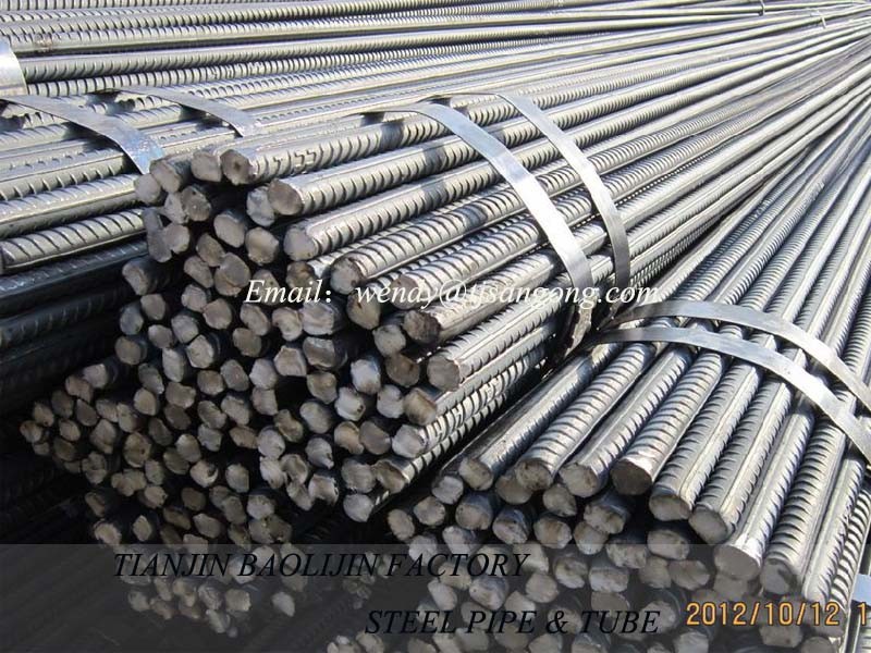 ASTM A615 Grade 40/60 Hot Rolled Ribbed Bar Deformed Steel Bar