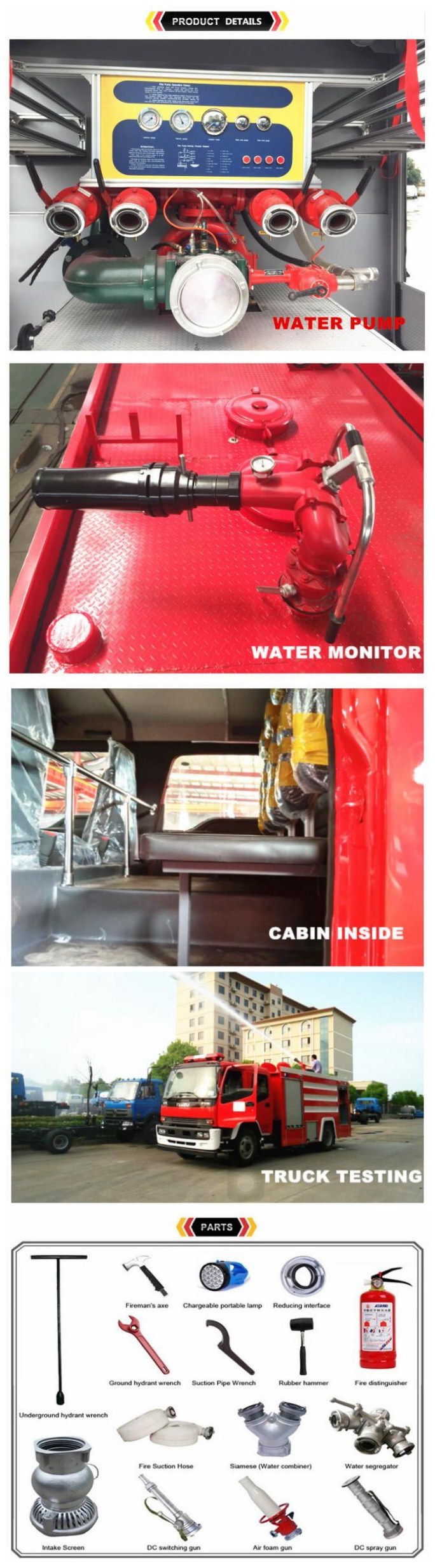 China Made Forest Fire Fighting Truck Famous Brand Dongfeng Fire Escape Truck Hot Sale 4m3 Fire Truck