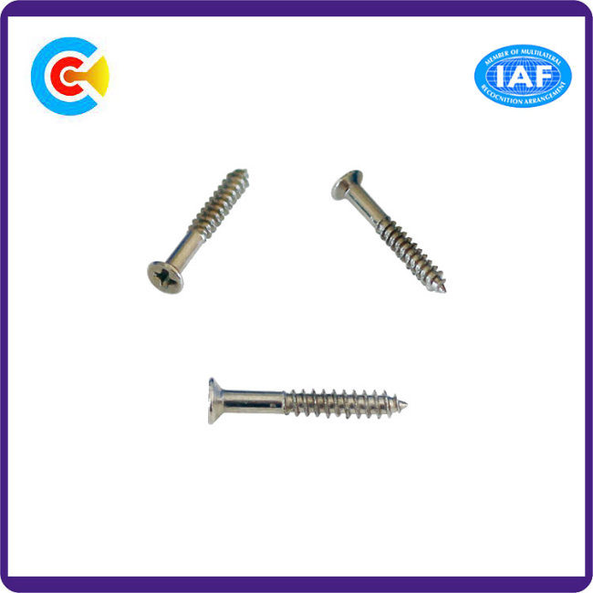 DIN/ANSI/BS/JIS Carbon-Steel/Stainless-Steel 4.8/8.8/10.9 Galvanized Cross Screwdriver Self-Tapping Screw