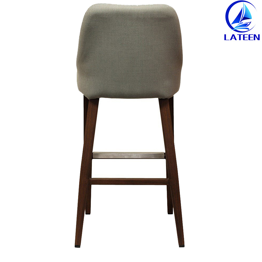 Fabric Cushion Metal Modern Furniture Bar Stool (LT-BC009)