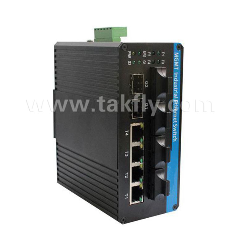 10/100m DIN-Rail Mount Industrial Ethernet Switch