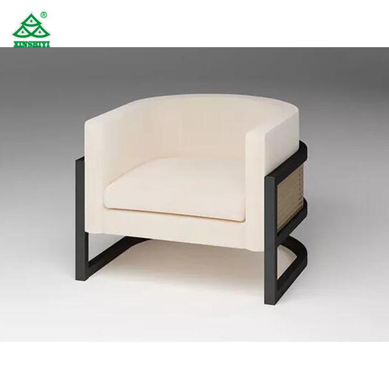 Single Sofa Modern Wooden Furniture Newest Design for Hotel Living Room