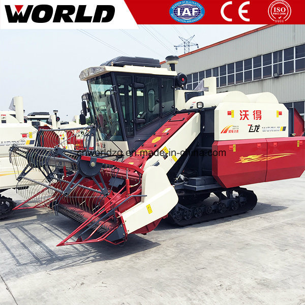 Chinese Small Chain Drive Wheat Rice Combine Harvester for Sale