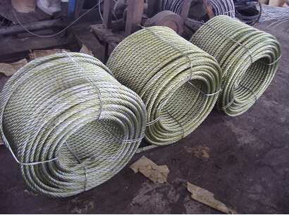 Good Quality Galvanized Fishing Steel Wire Ropes with Fibre Core