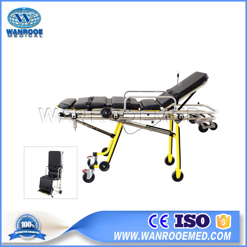 Ea-3b2 Folding Loading Ambulance Aluminum Emergency Rescue Stretcher