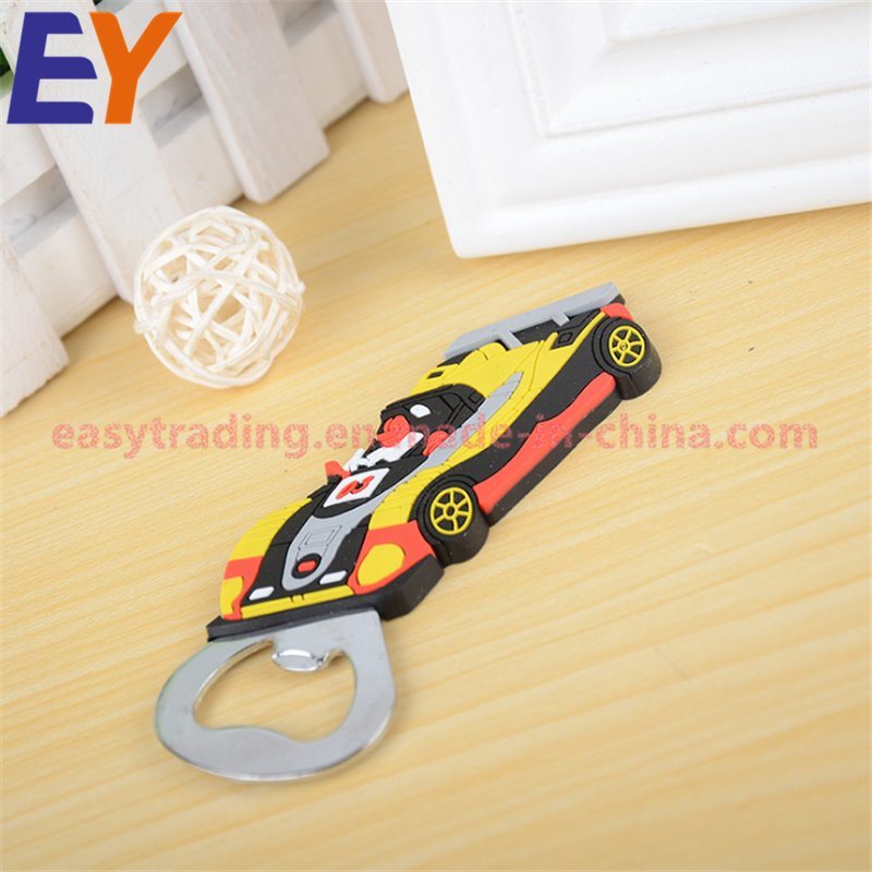 Rubber Soft PVC Mini Size Bottle Opener Easy Taking with Keychain