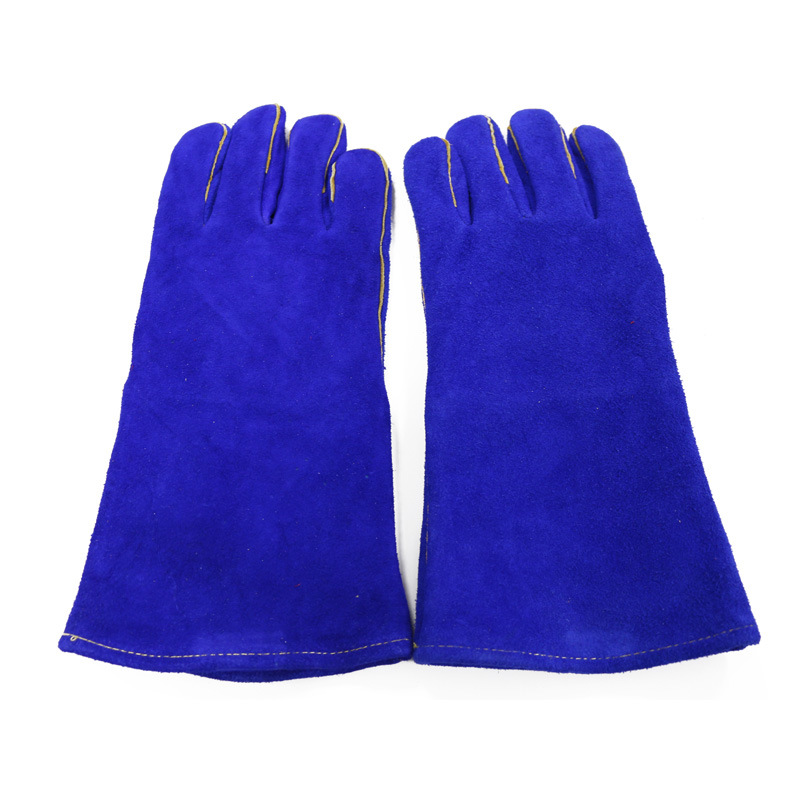 14inch Blue Color Welding Gloves