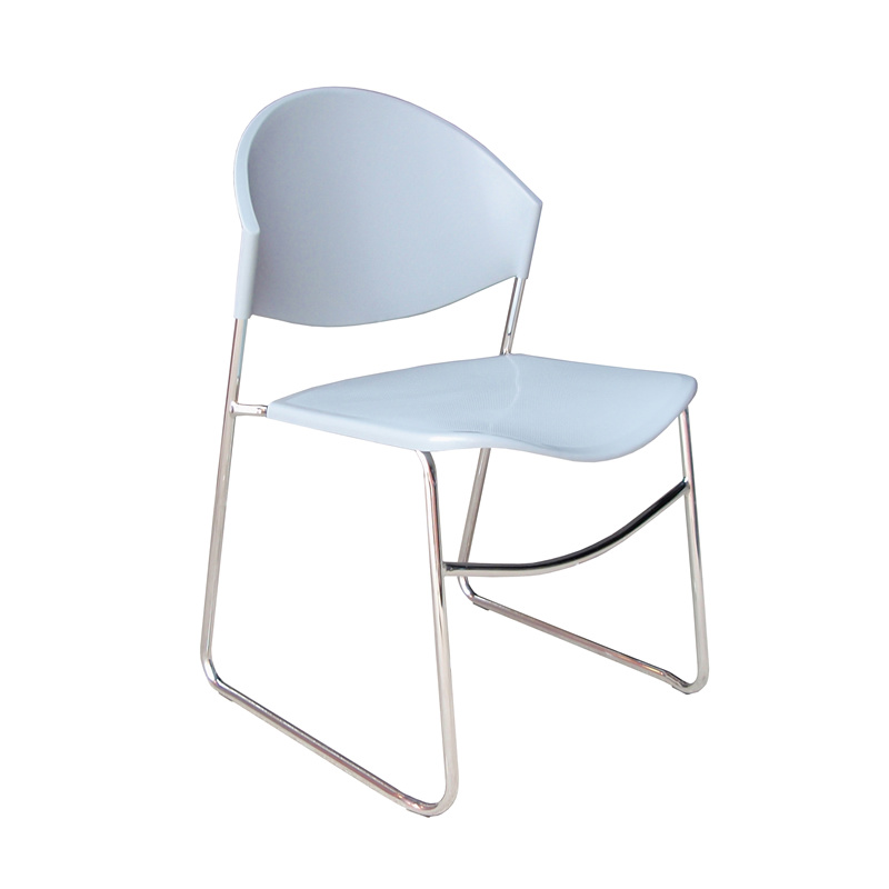 Flash Furniture Cheap White Blue Plastic Stack Chair