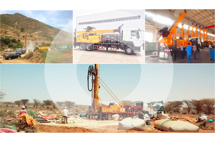 Truck Mounted Full Hydraulic Water Well Mud Rotary Drilling Rig Machine