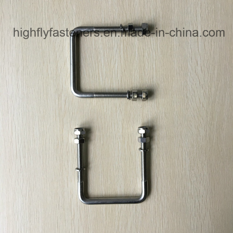 304 Stainless Steel Square U Bolts Clamp U-Bolt