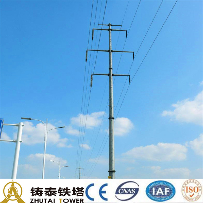 Steel Transmission Line Electrical Power Poles