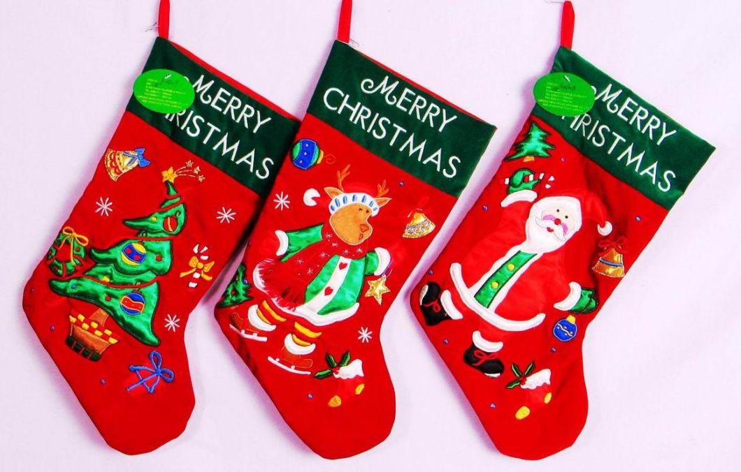 Customize Santa Festival Promotion Christmas Stocking