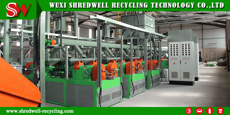 Full Automatic Waste Tire Recycling Machine for Scrap Tyres