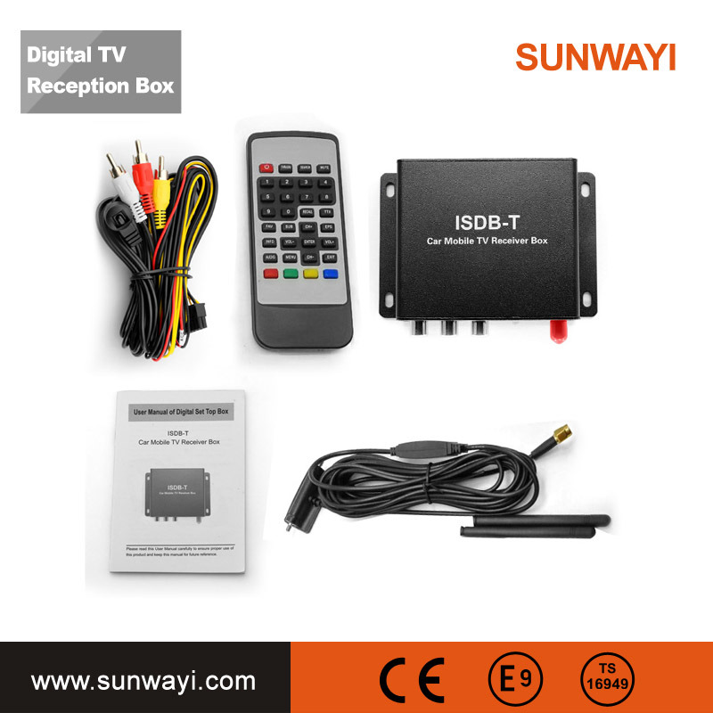 Car ISDB-T Digital TV Receiver for Brazil and South America Market