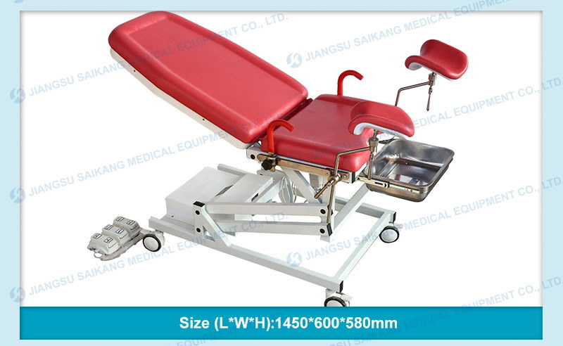 A99-8 Electric Ordinary Gynaecological Examination Childbirth Bed Factory