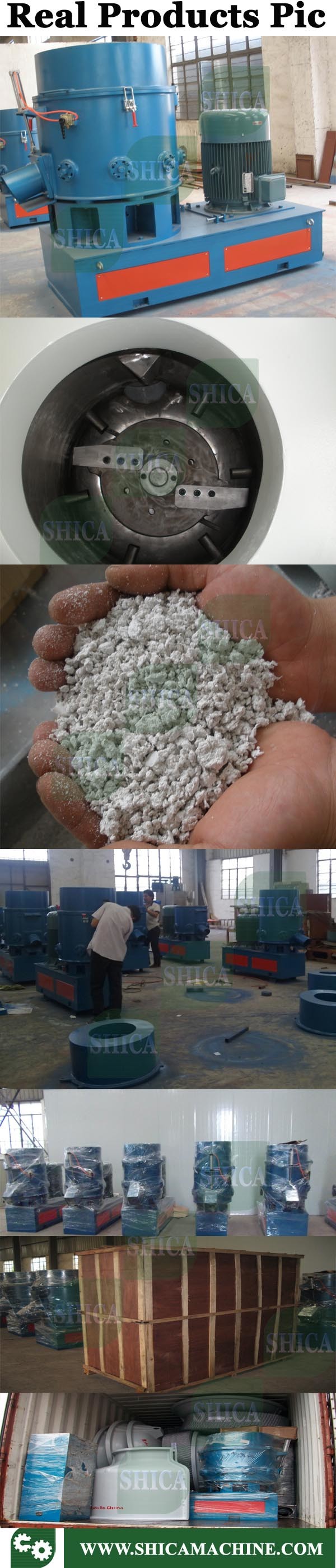 Plastic PP PE Granulator Recycle Machines