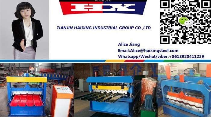 Steel Profile Roof Tile Roll Forming Machine