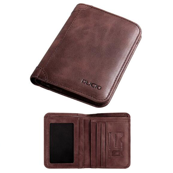 New Arrival Brown Men Leather Wallets for Travel