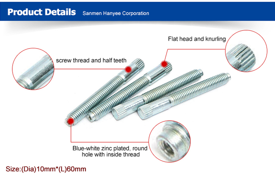 Direct Factory Prices Hardware M3-M12 Ball Head Bolt