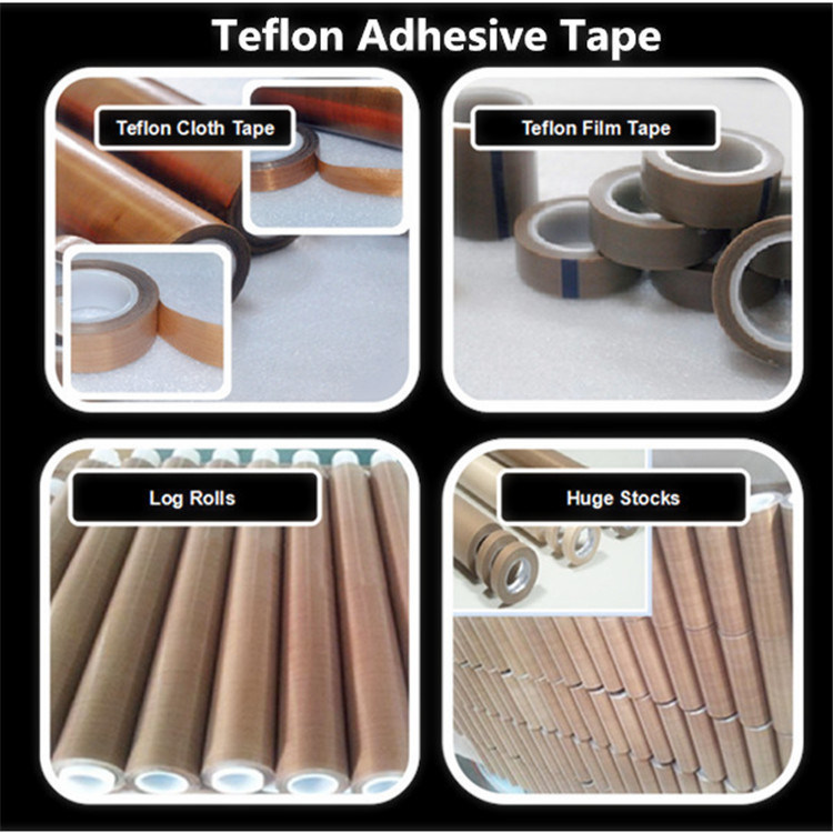 No Glue Residue Silicone Adhesive PTFE Teflon Tape Heat Resistant