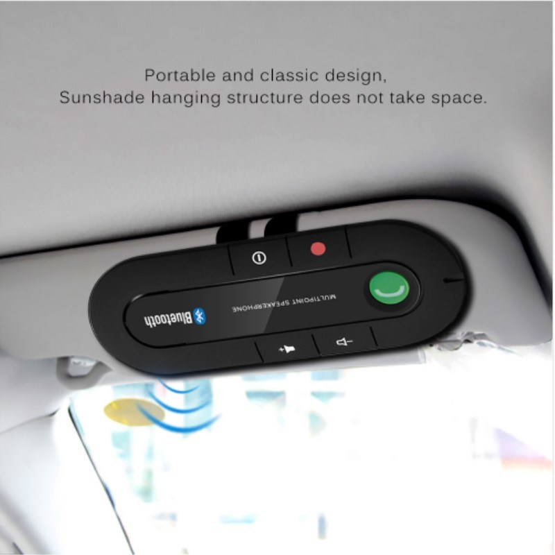 Hands-Free Bluetooth Car Kit with Wireless Speakerphone