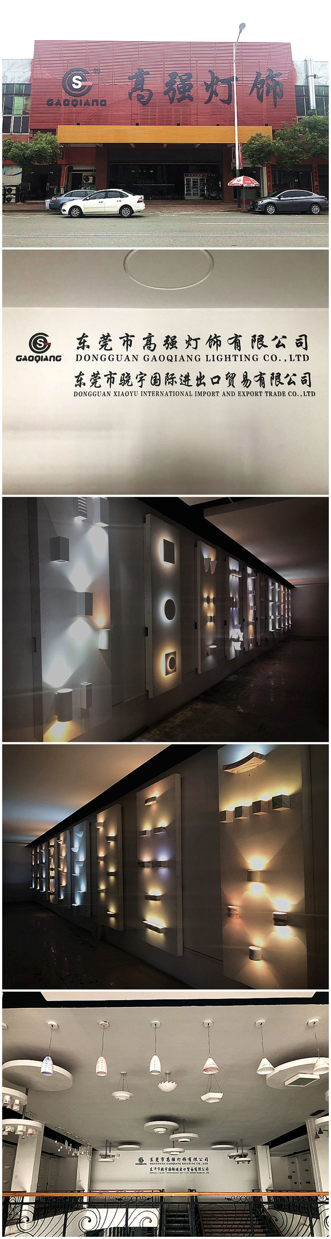 Hot Selling Indoor LED Wall Lamp Plaster Lighting Gqw3027A