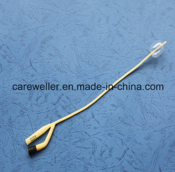 3-Way Latex Foley Catheter with Double Balloon