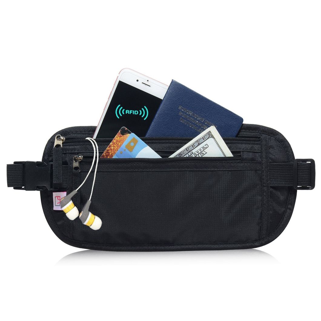 Convenient Utility Travel Wallet Waist Passport Holder Money Belt